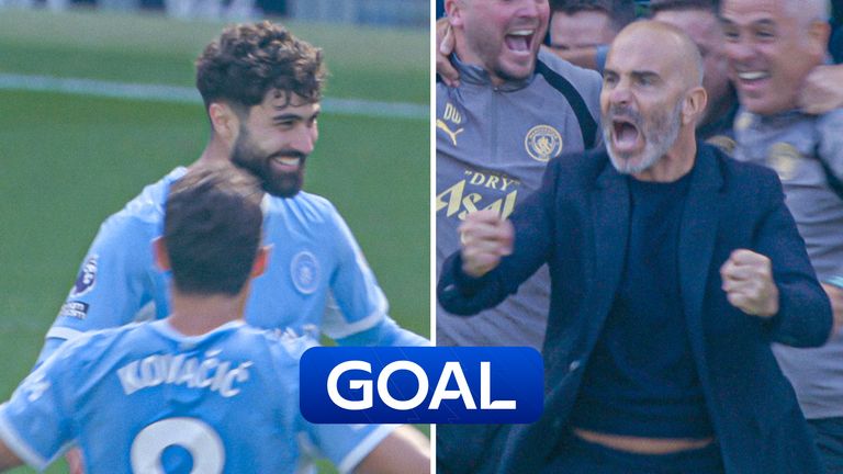 曼城2-1伯恩茅斯:马尔克·古埃希与约斯科·格瓦迪奥尔在恩佐·马雷斯卡的首场英超比赛中逆转获胜